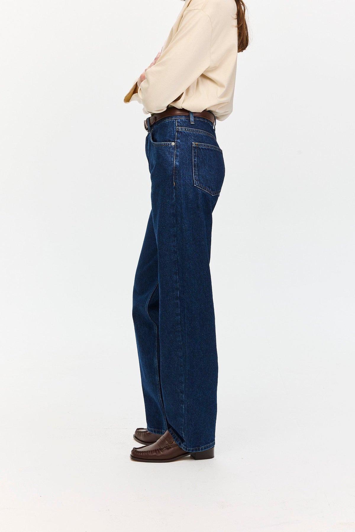 Classic Cut Denim Washed Indigo