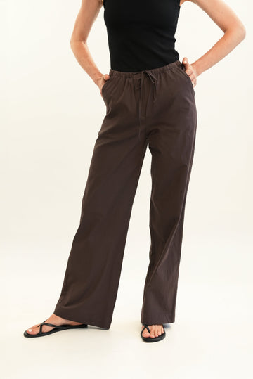 Uma Pants Cotton Espresso