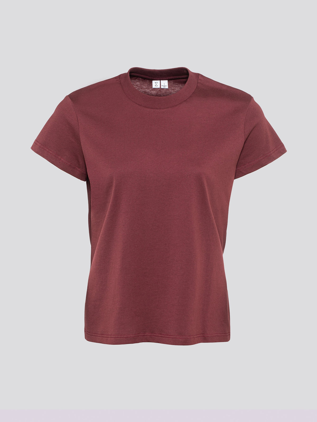 Tres fitted T Bordeaux