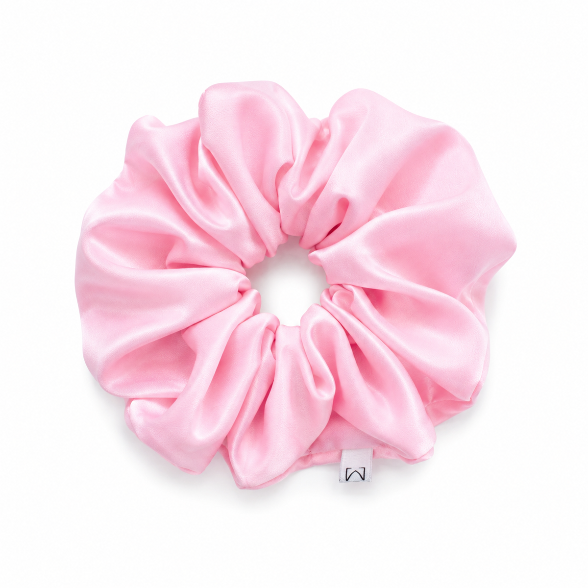 Pink Tencel Scrunchie