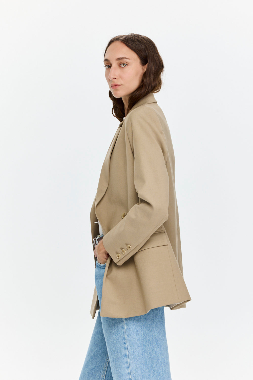 Elly Blazer Stone