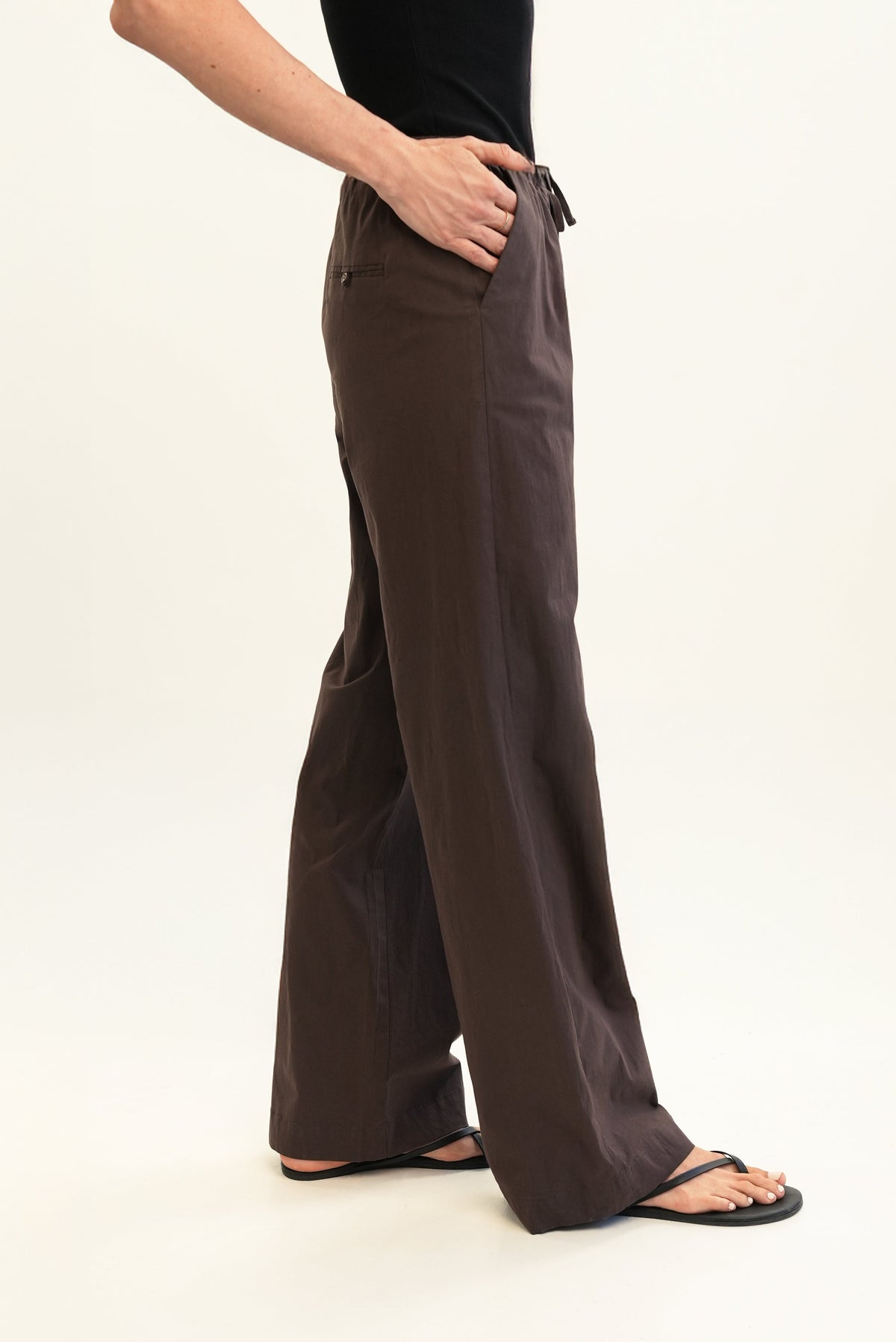 Uma Pants Cotton Espresso