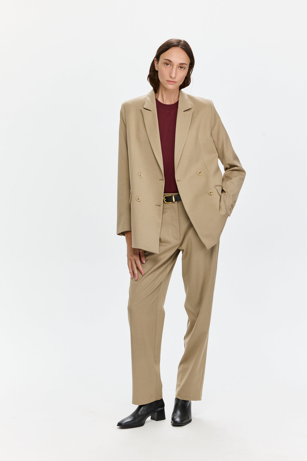 Elly Blazer Stone