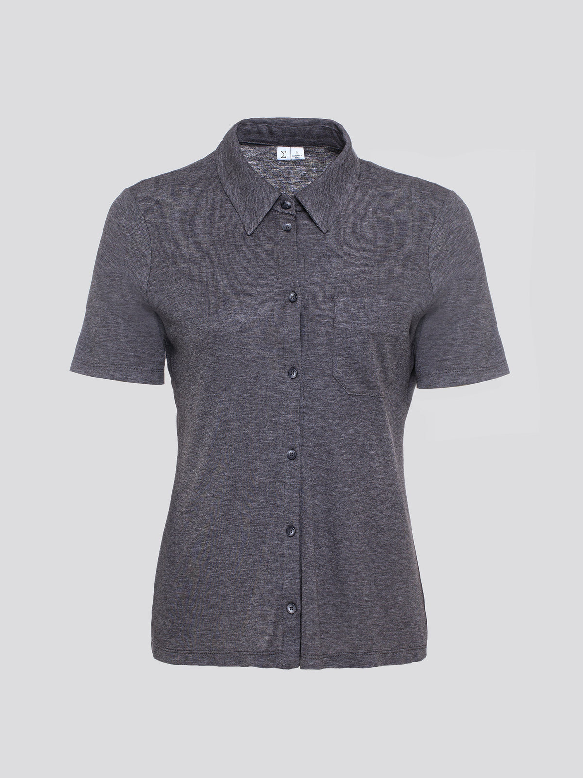 Alison Soft Blouse Dark Grey