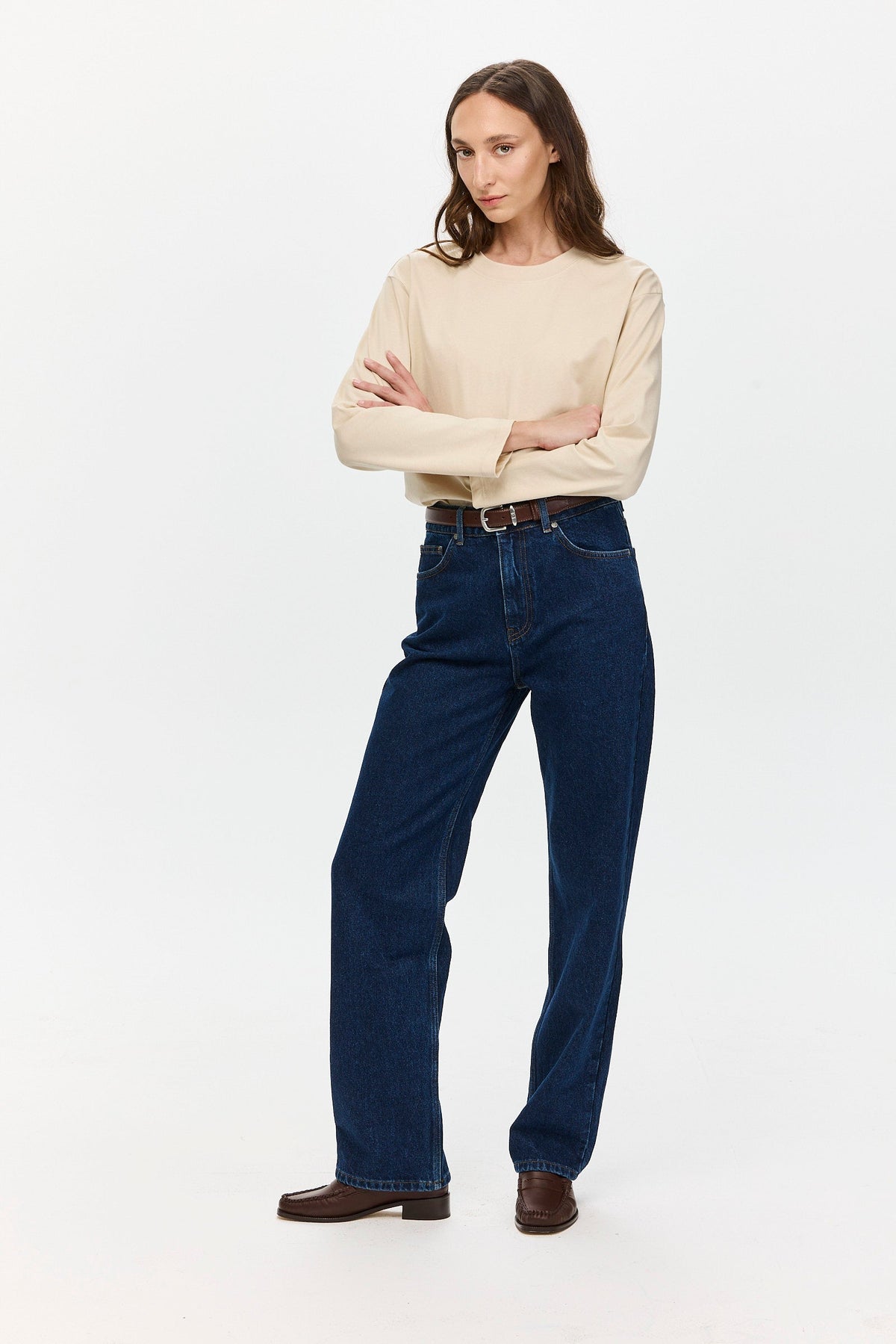 Classic Cut Denim Washed Indigo