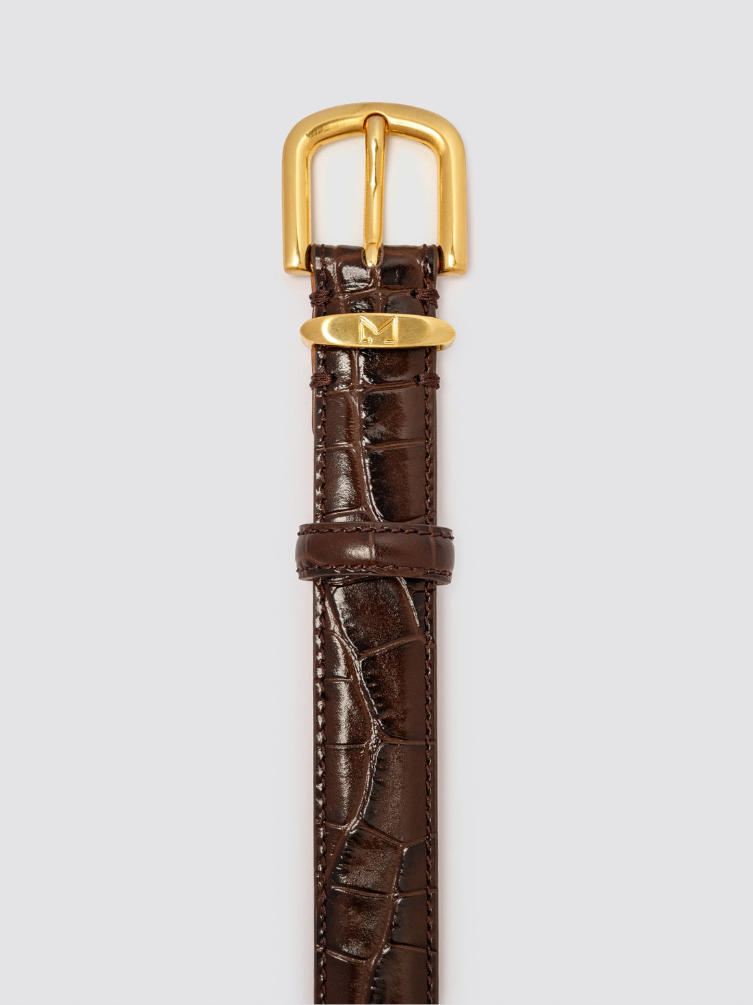 TRES Signature Belt Croco
