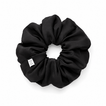 Black Tencel Scrunchie