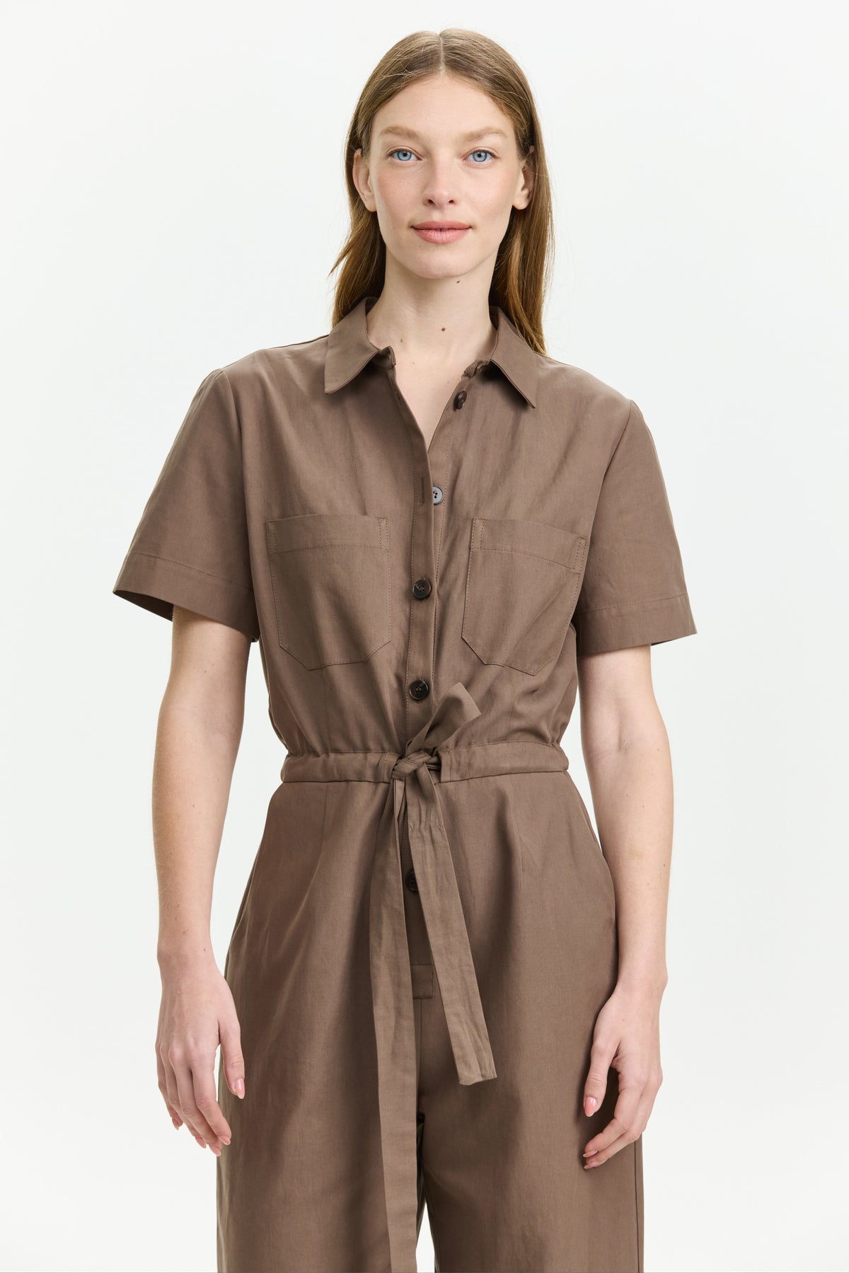Ally Jumpsuit Dusty Brown