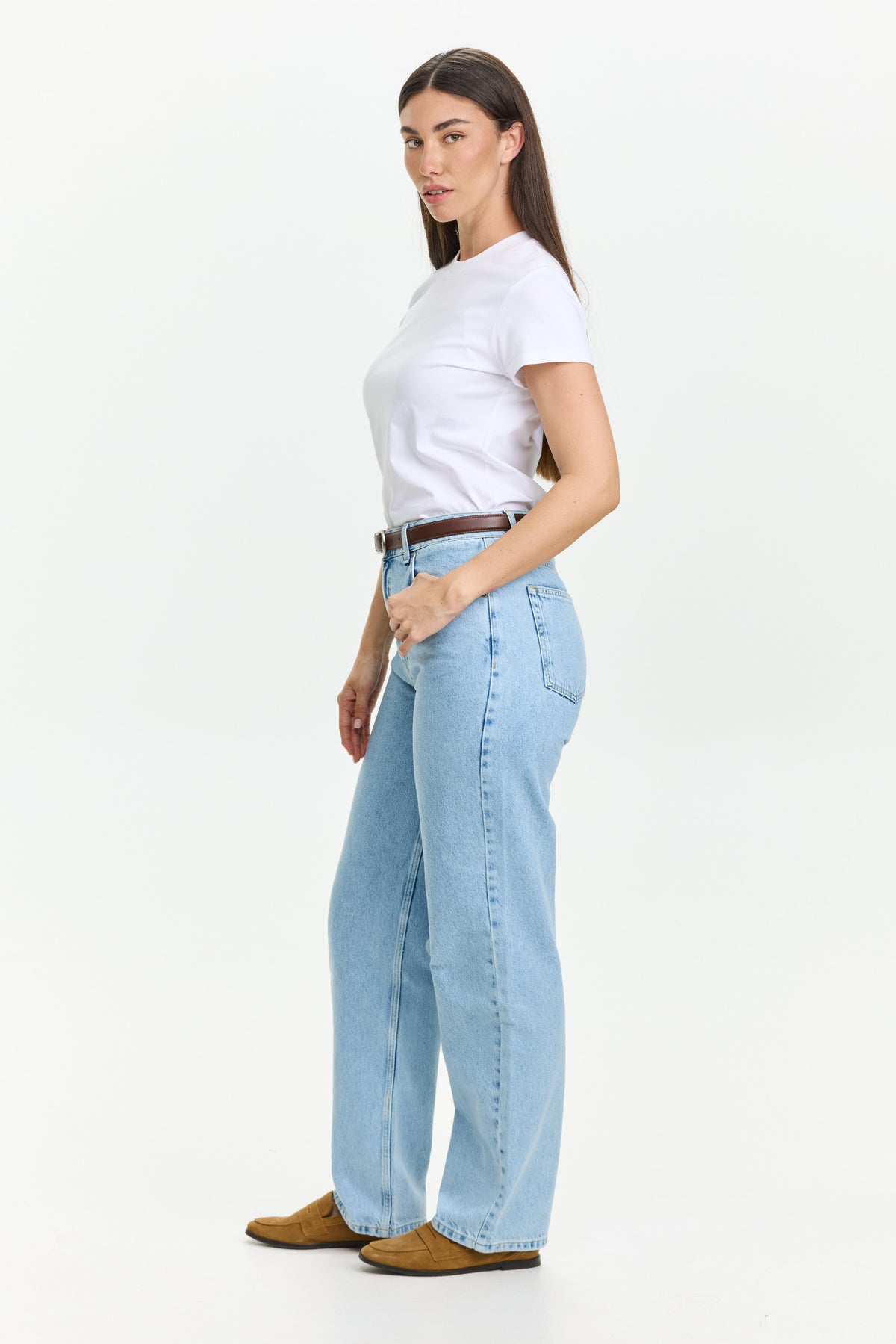 Classic Cut Denim Light Bluestone