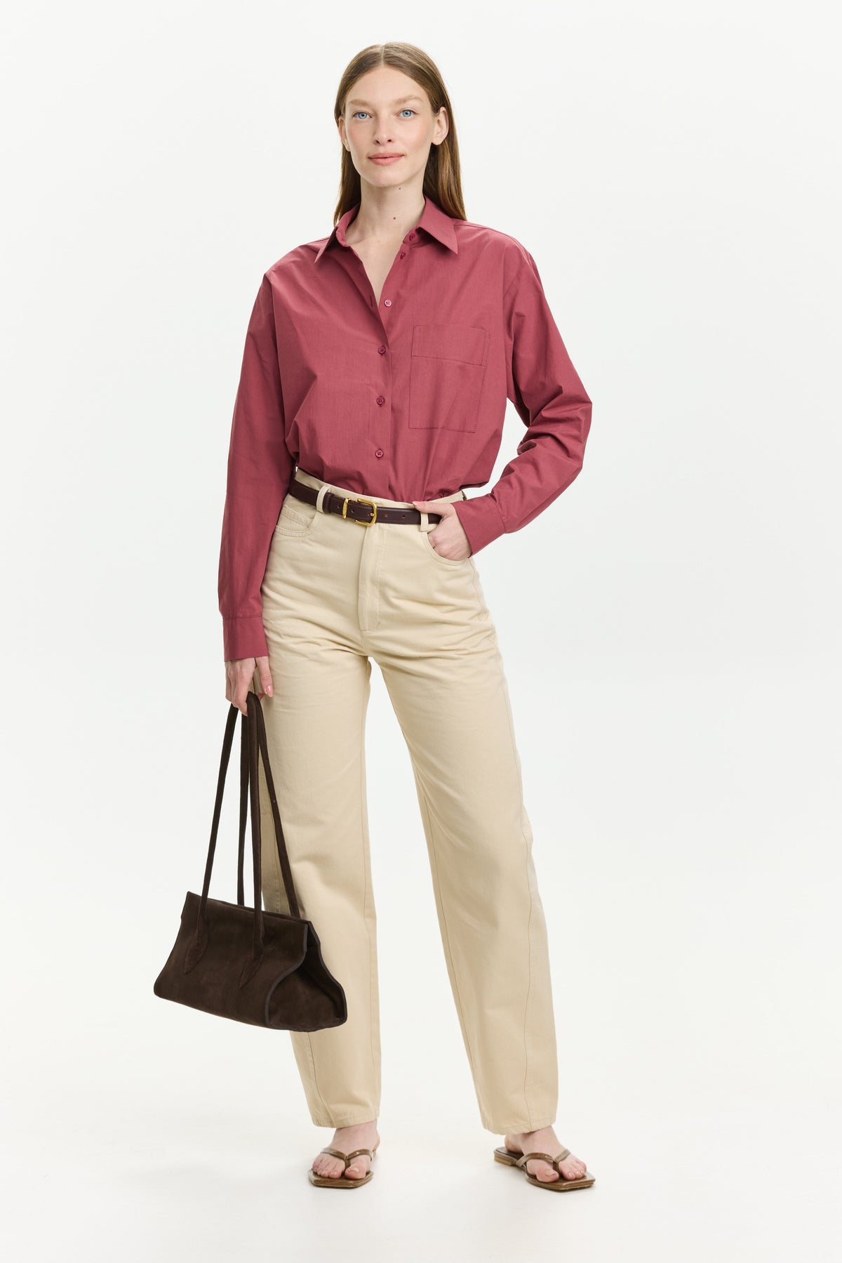 Sam Blouse Deep Red