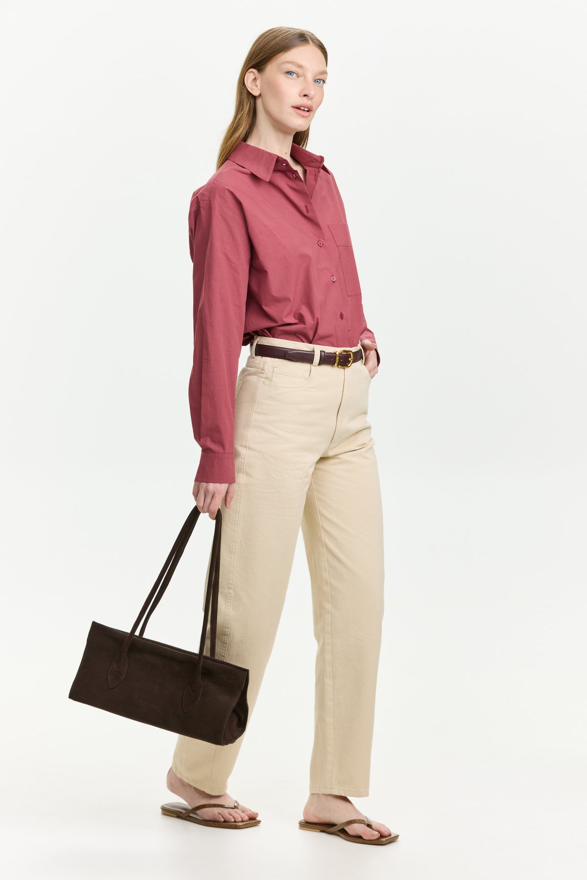 Sam Blouse Deep Red