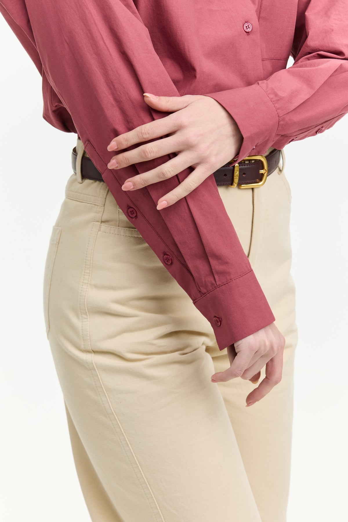 Sam Blouse Deep Red