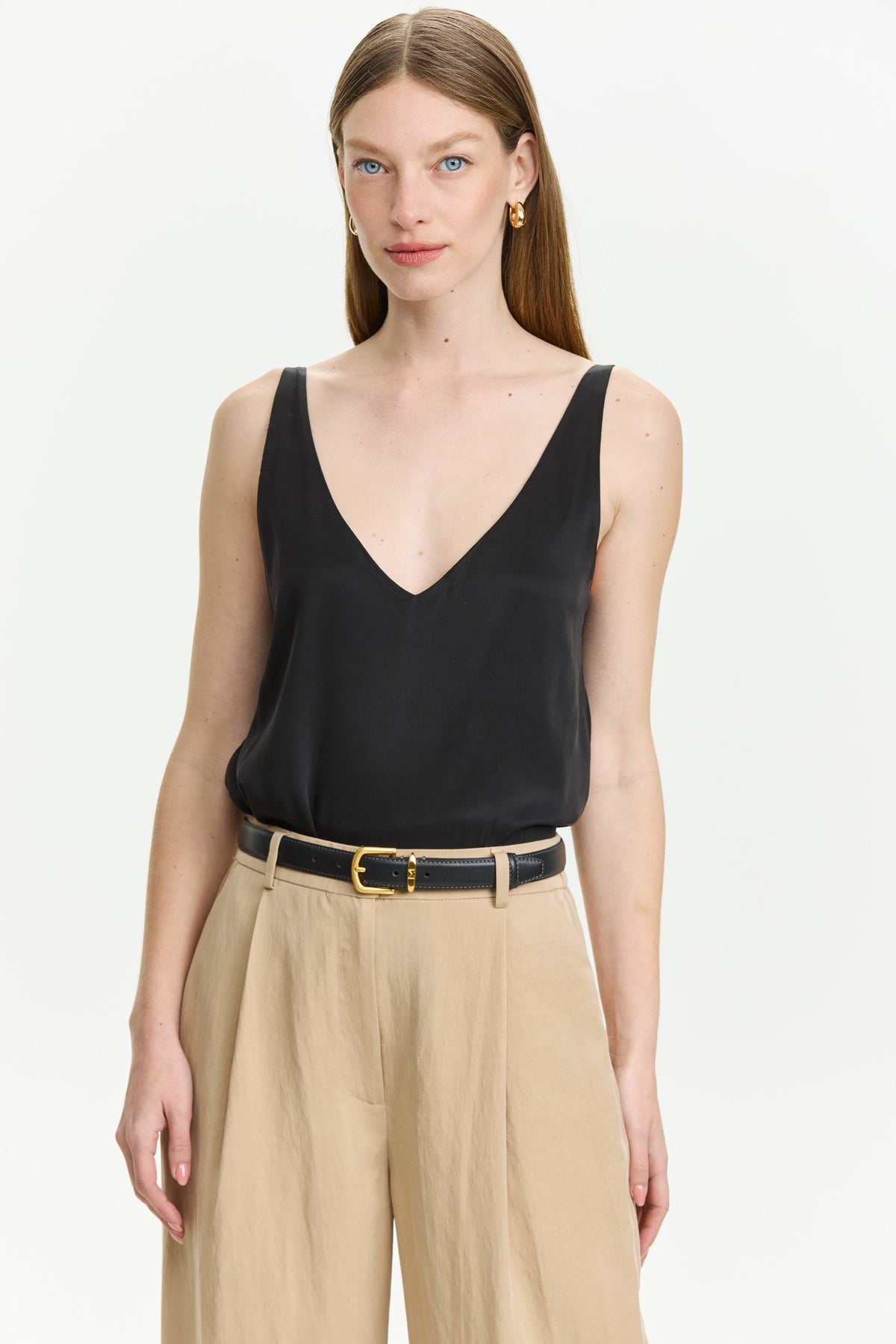 Erin Top Cupro Black