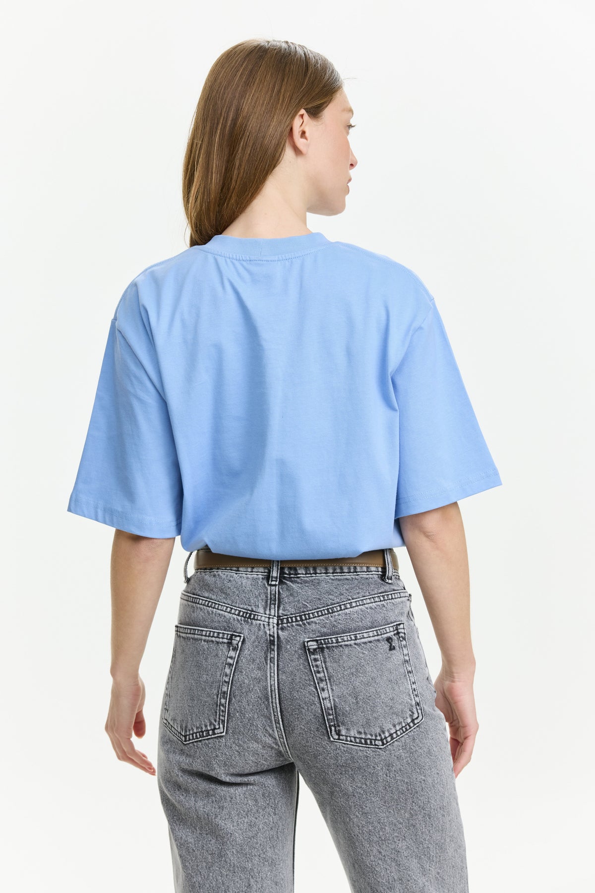 TRES Oversized T Blue
