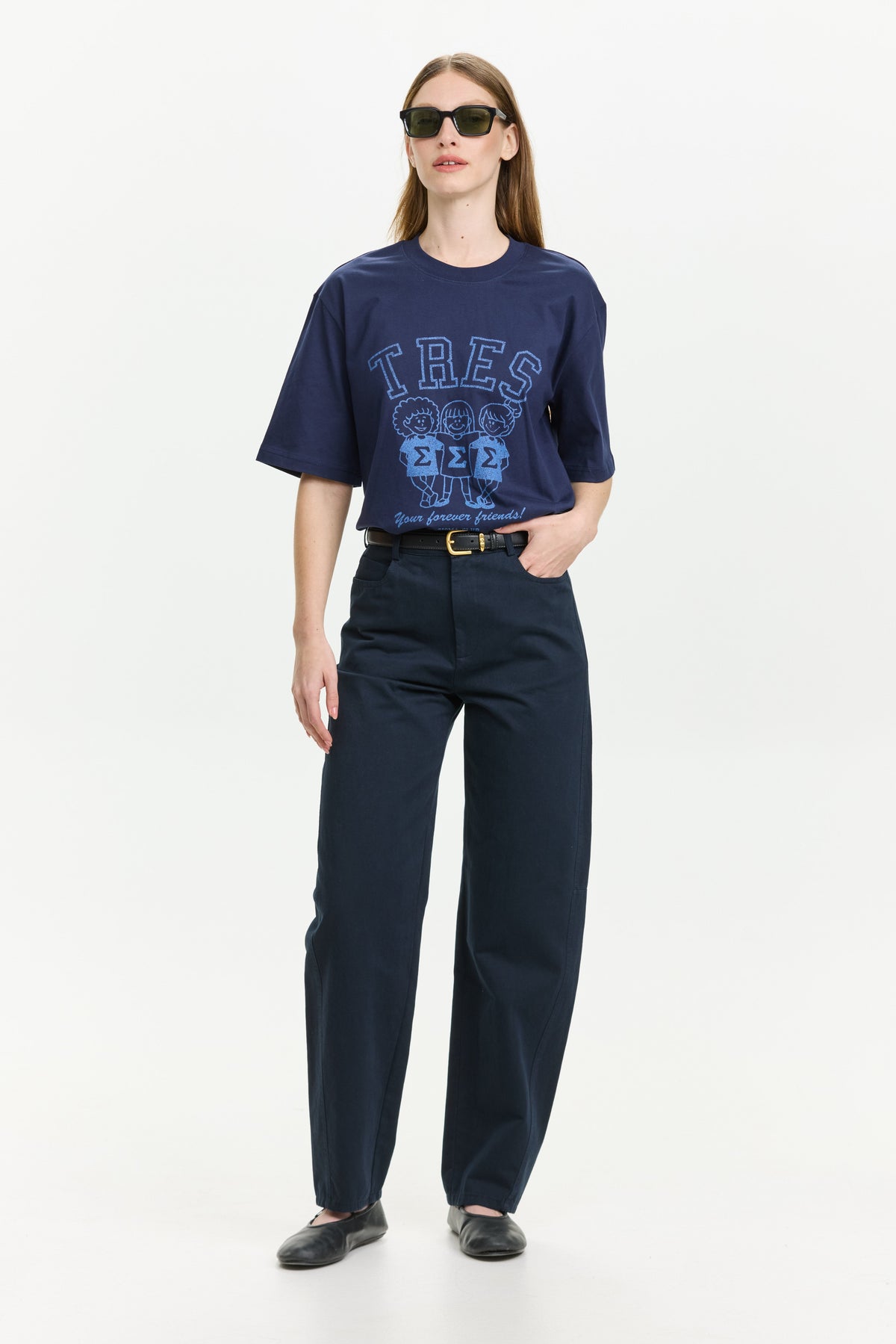 Oversized T Navy
