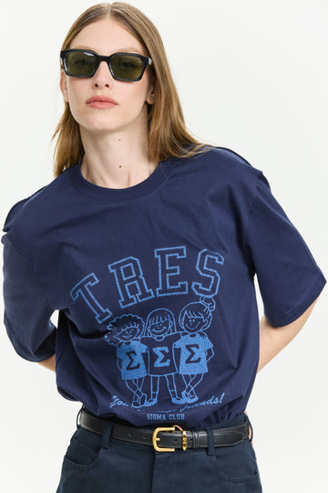 Oversized T Navy