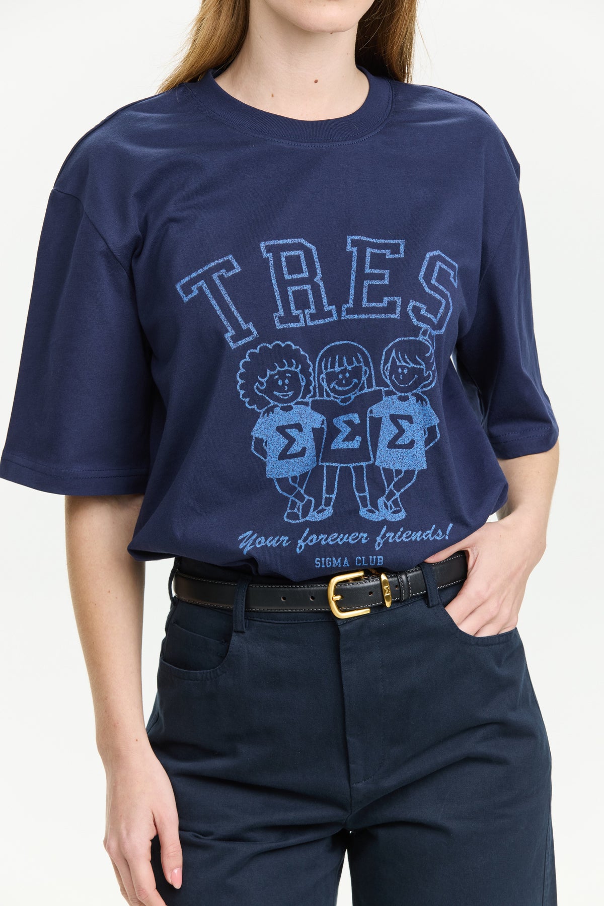 Oversized T Navy