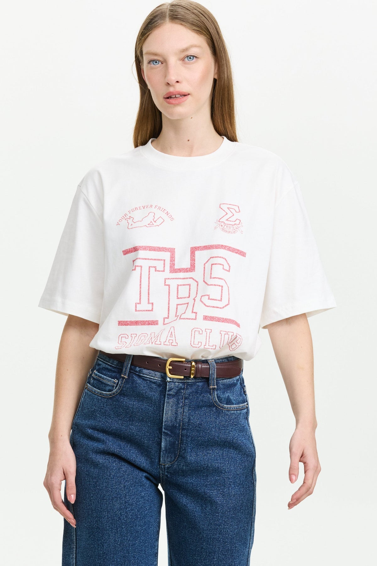 Oversized T White