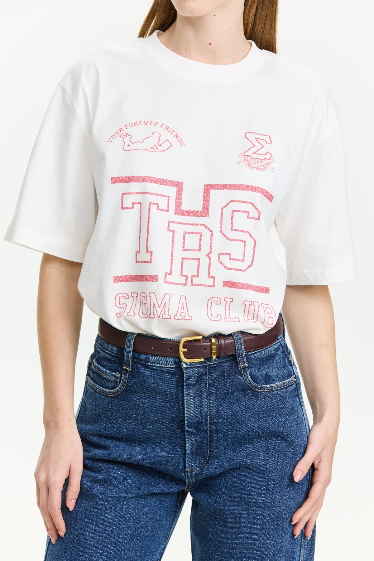 Oversized T White