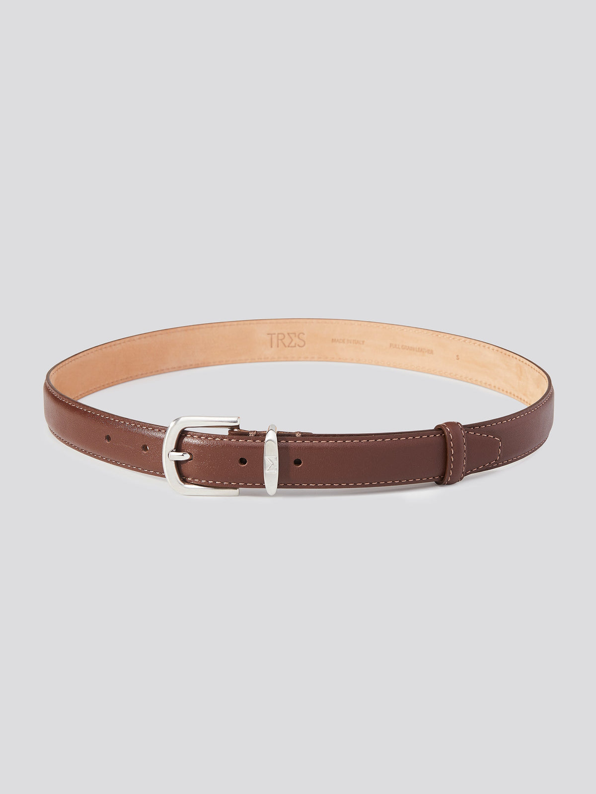 TRES Signature Belt Brown
