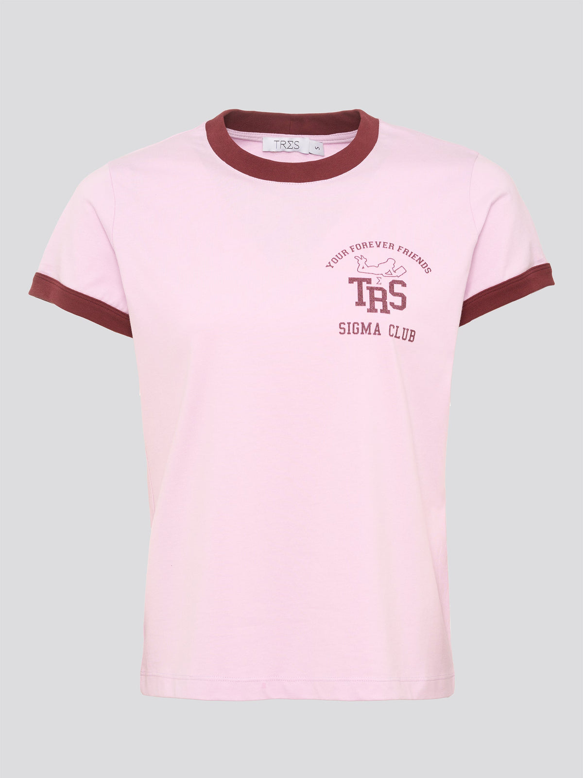 Tres Fitted T Pink Lavender Club