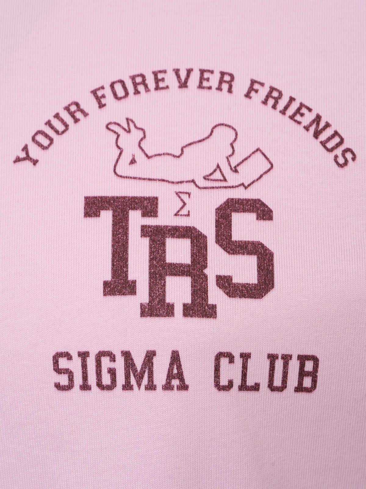 Tres Fitted T Pink Lavender Club