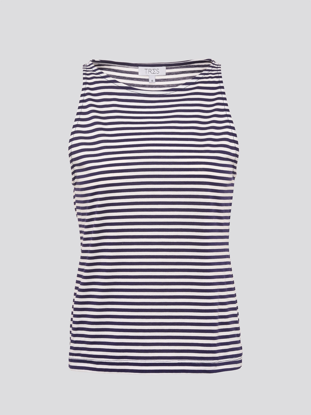 Boat neck Stripes Blue
