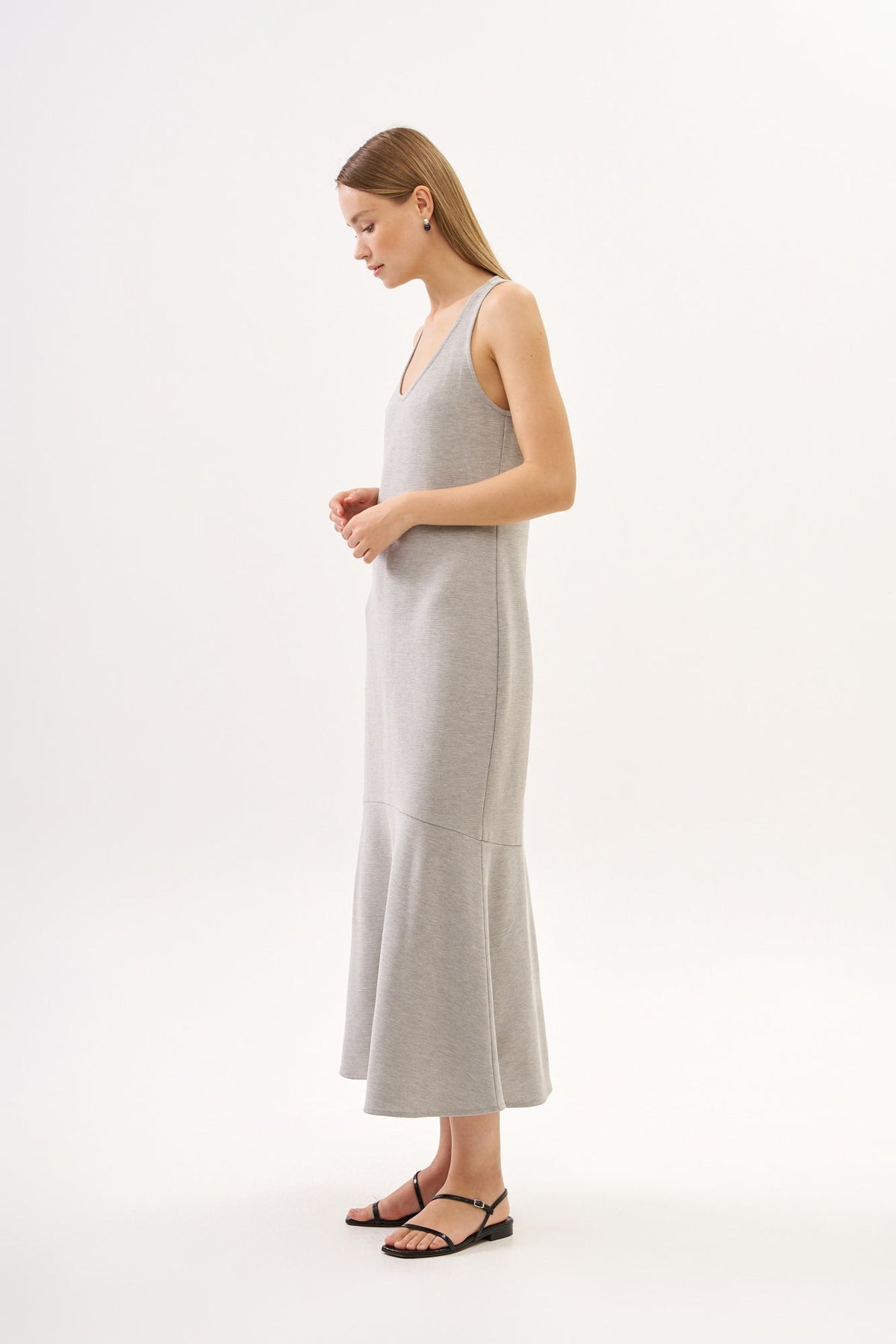 Drew Dress Grey