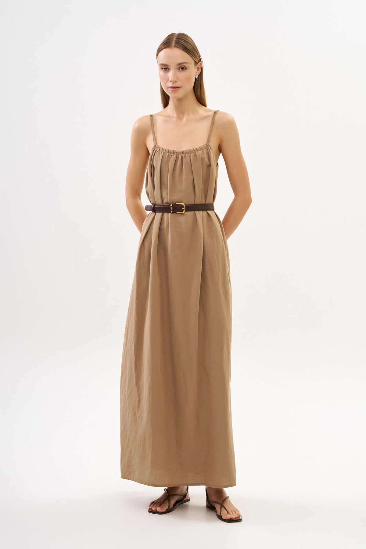 Audrey Dress Camel