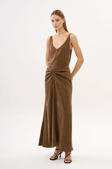 Nina Skirt Brown New