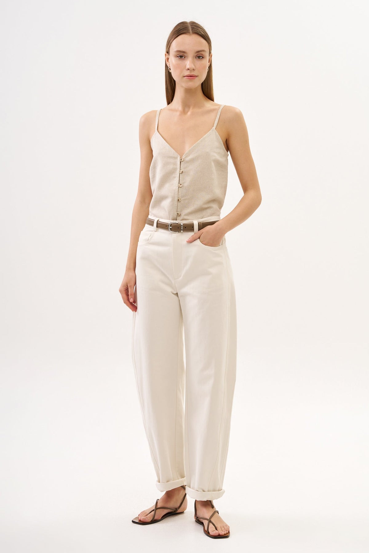 Camille Top Beige