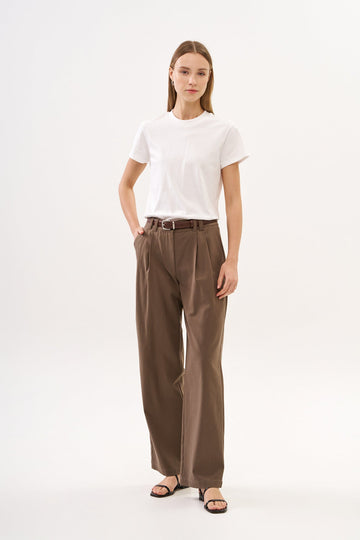 Noah Tencel Pants  Dusty Brown