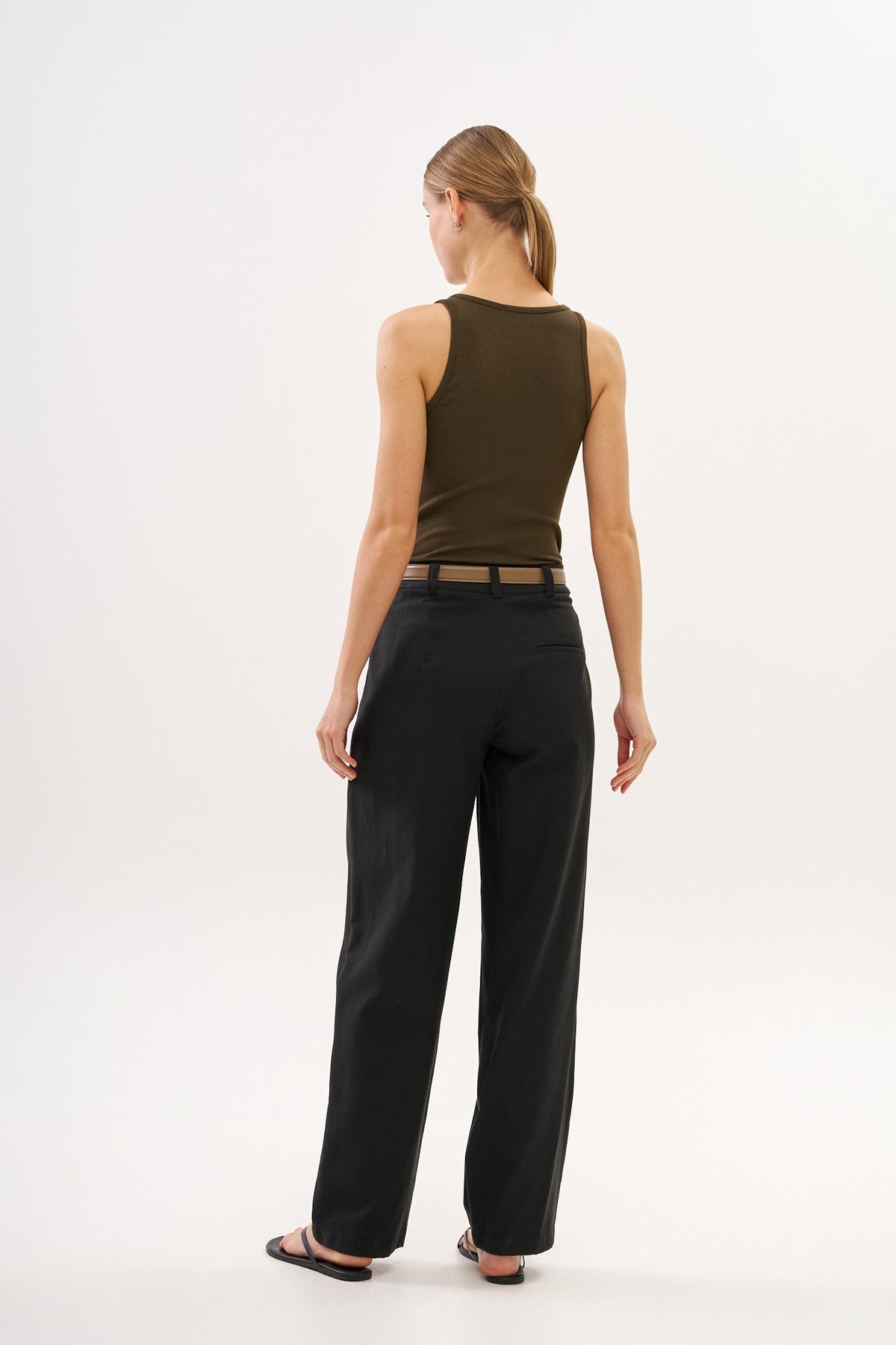 Noah Tencel Pants Black