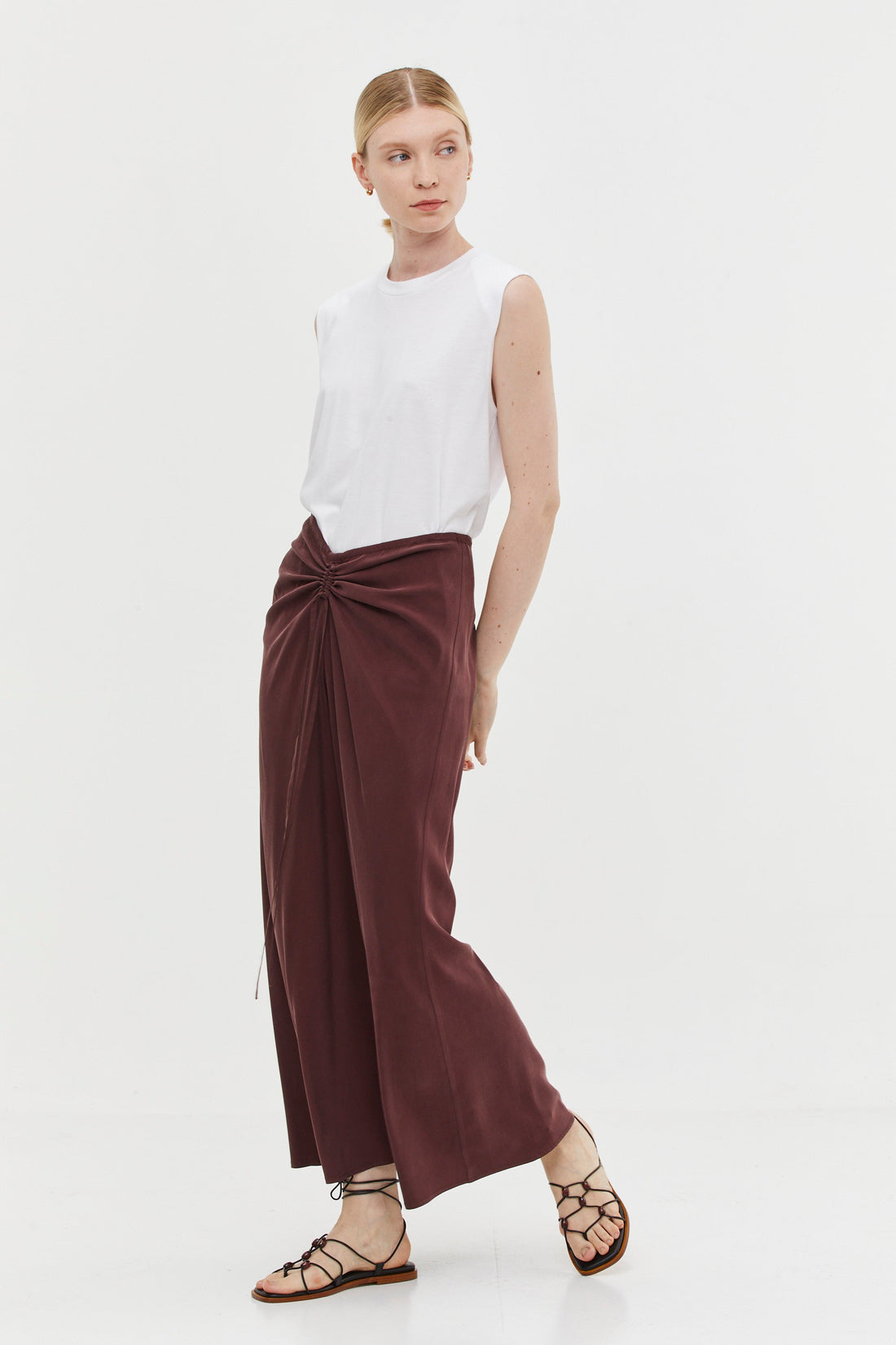 Nina Skirt Burgundy