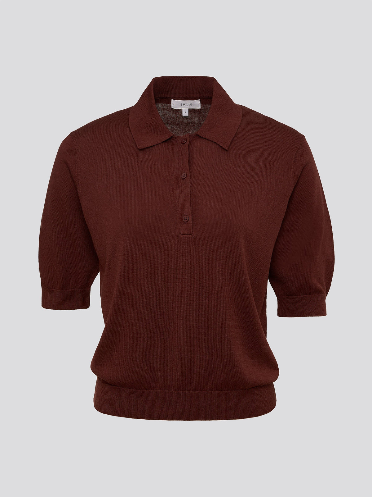 Short Sleeve Polo Chocolate