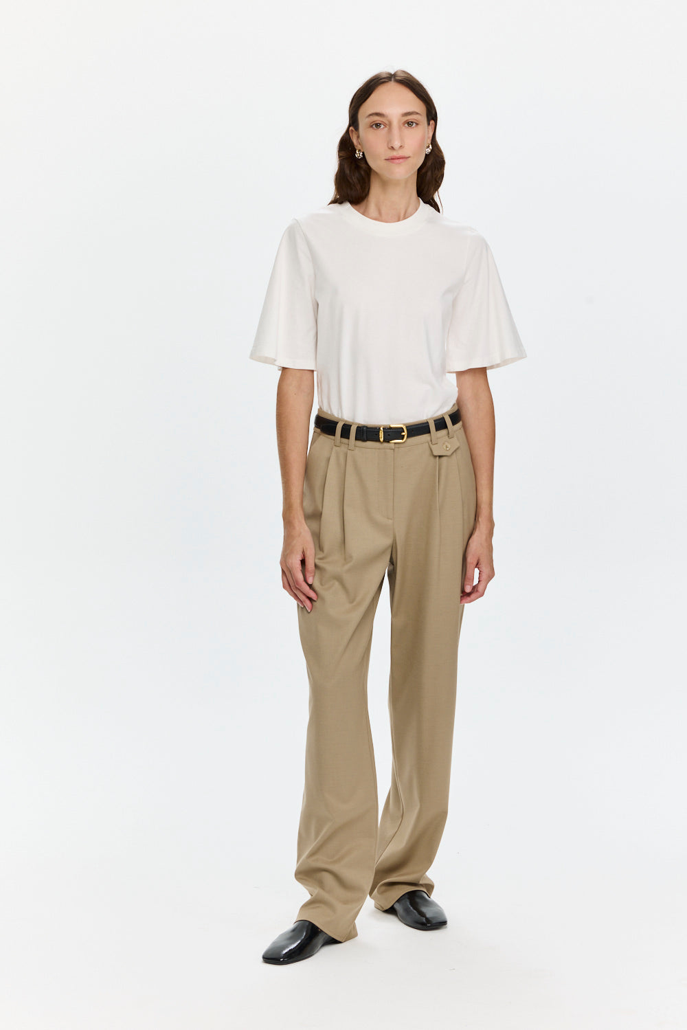 Noah Tailored Pants Stone