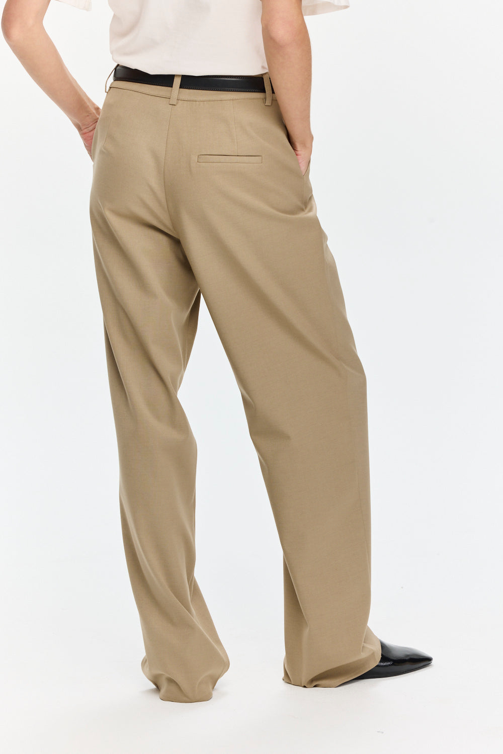 Noah Tailored Pants Stone