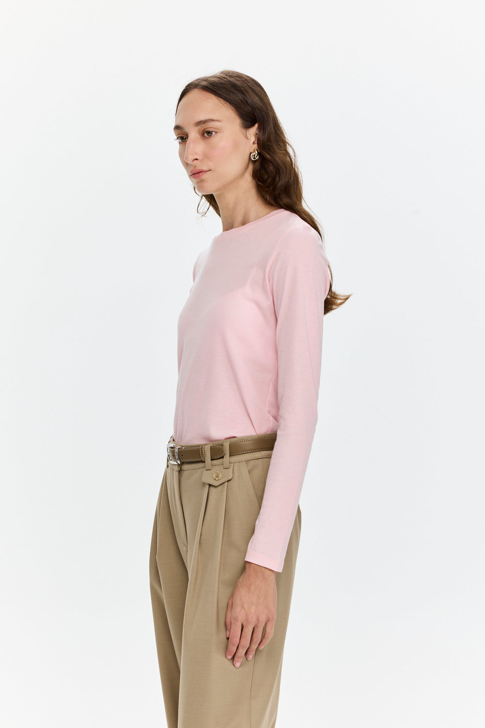 Mili Tencel Silk Top Pink