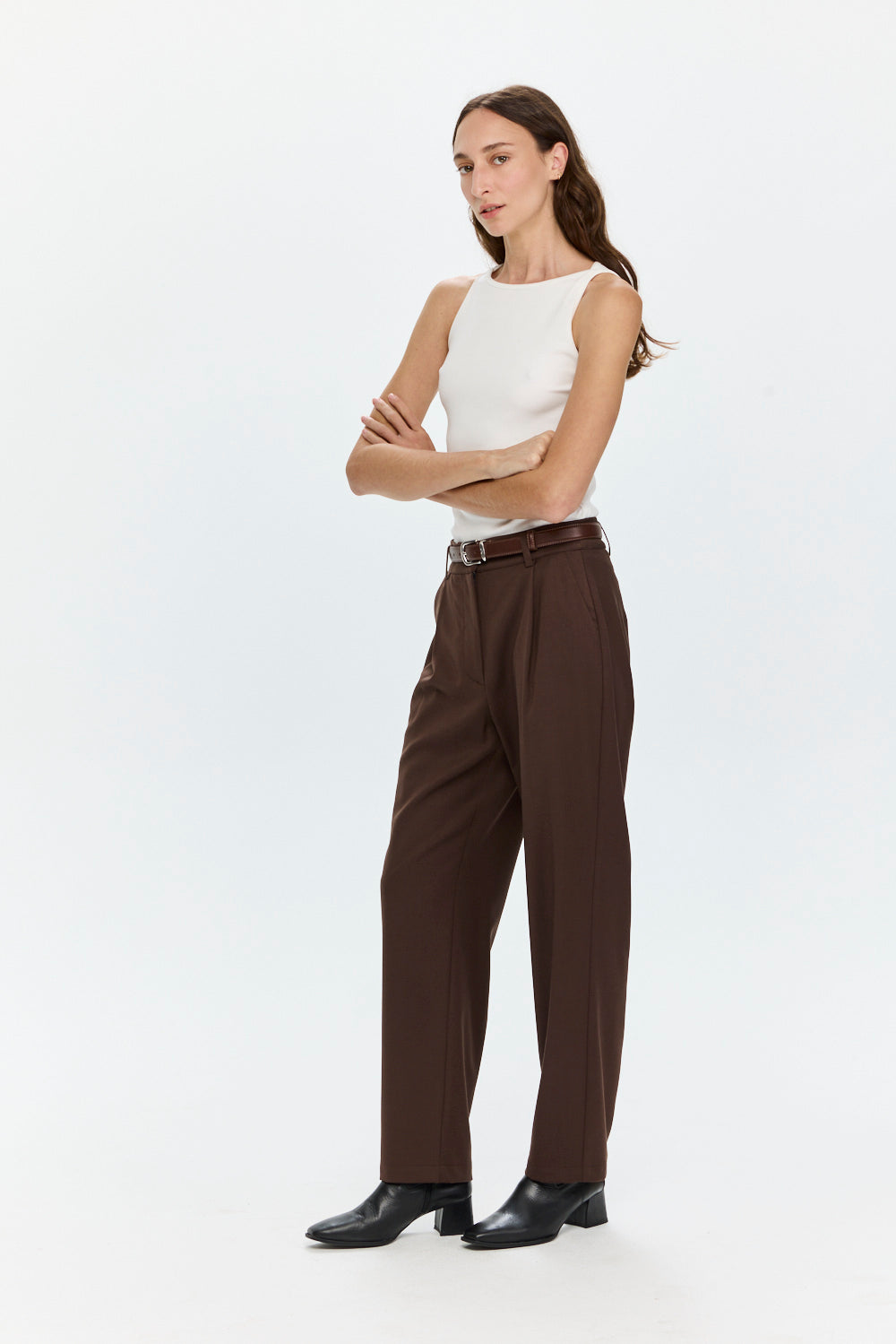 Harry Tailored Pants Brown