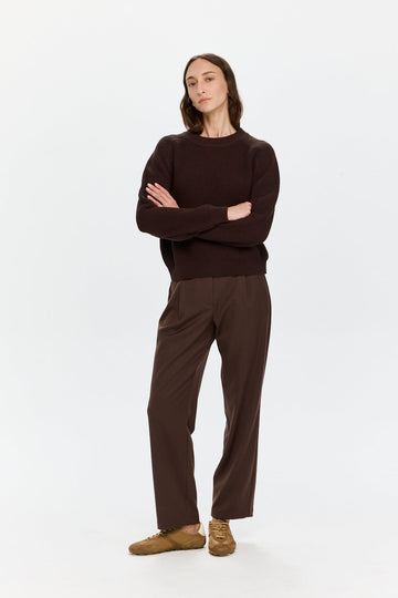 Nico Sweater Chocolate Brown