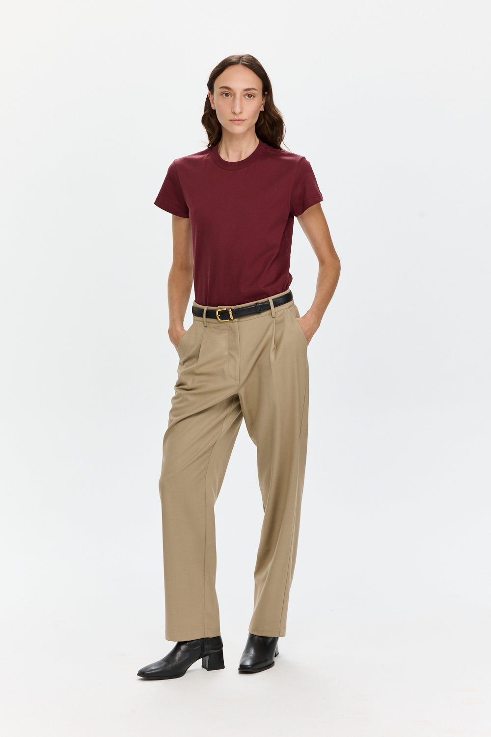 Harry Tailored Pants Stone