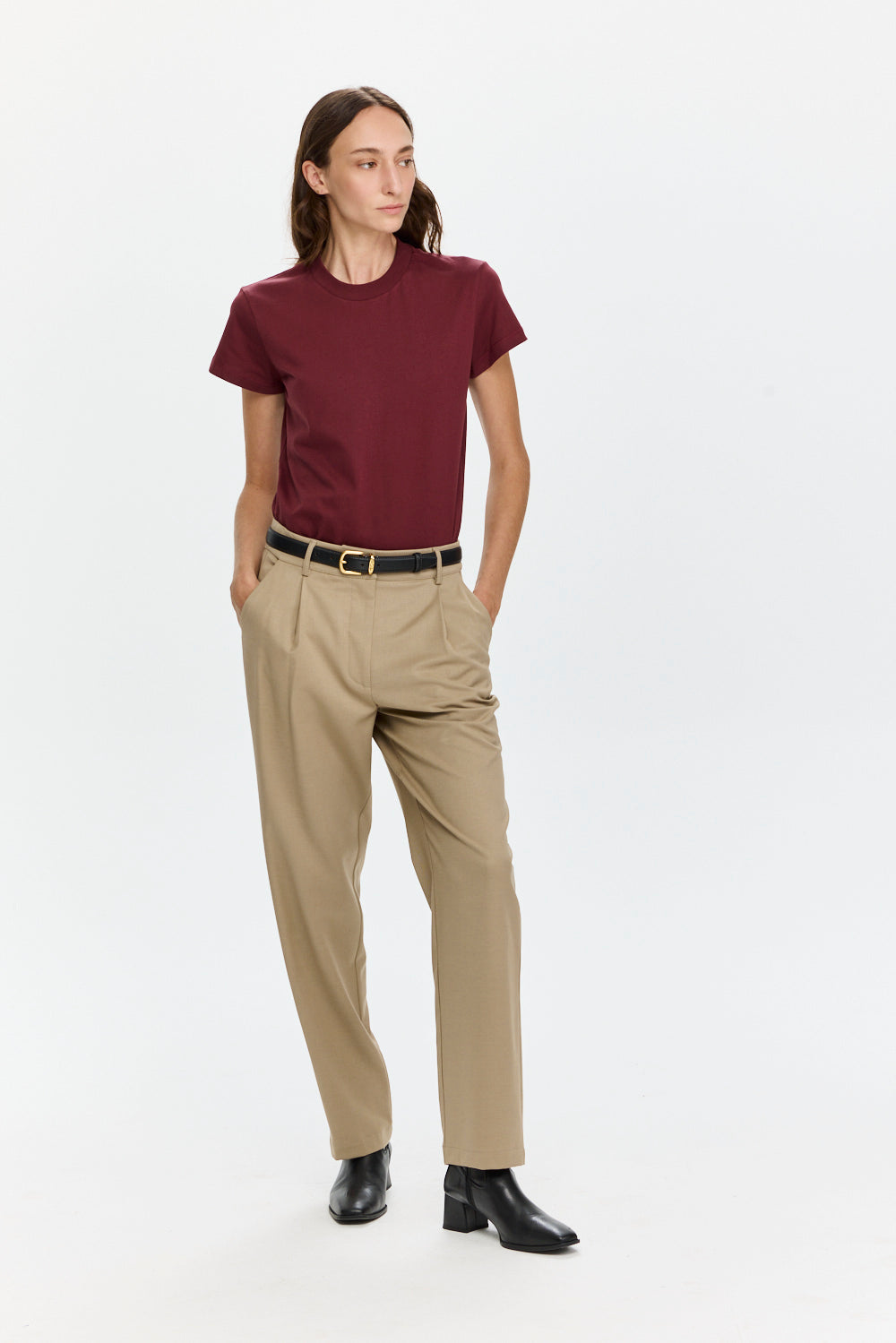 Harry Tailored Pants Stone