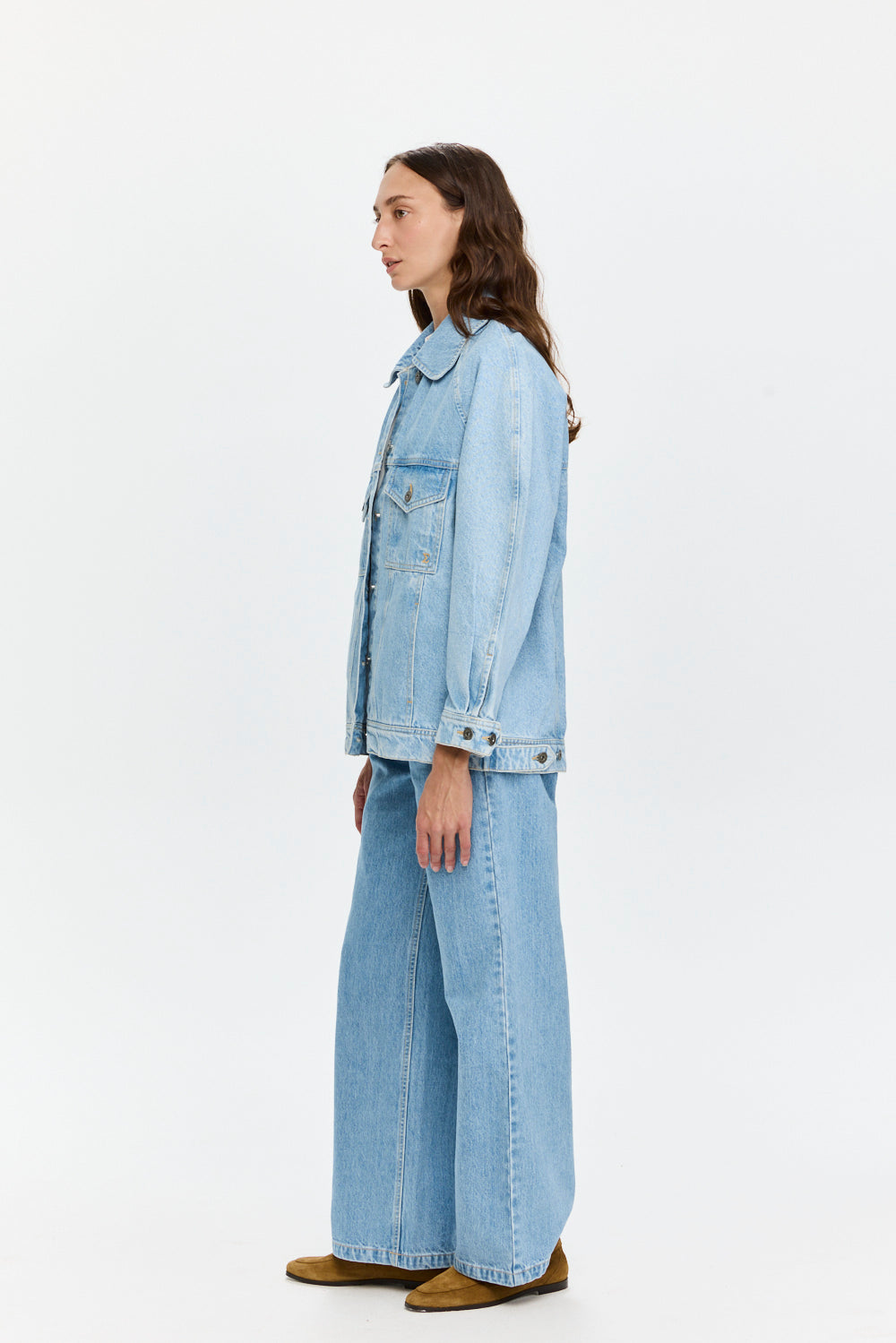Denim Jacket Sky Blue