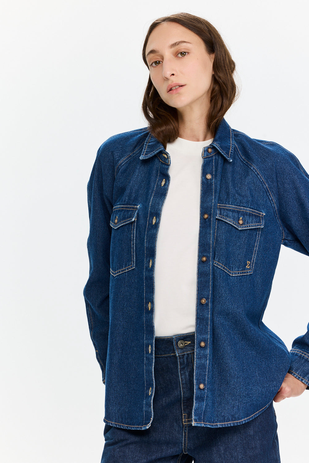 Denim Shirt Dark Indigo