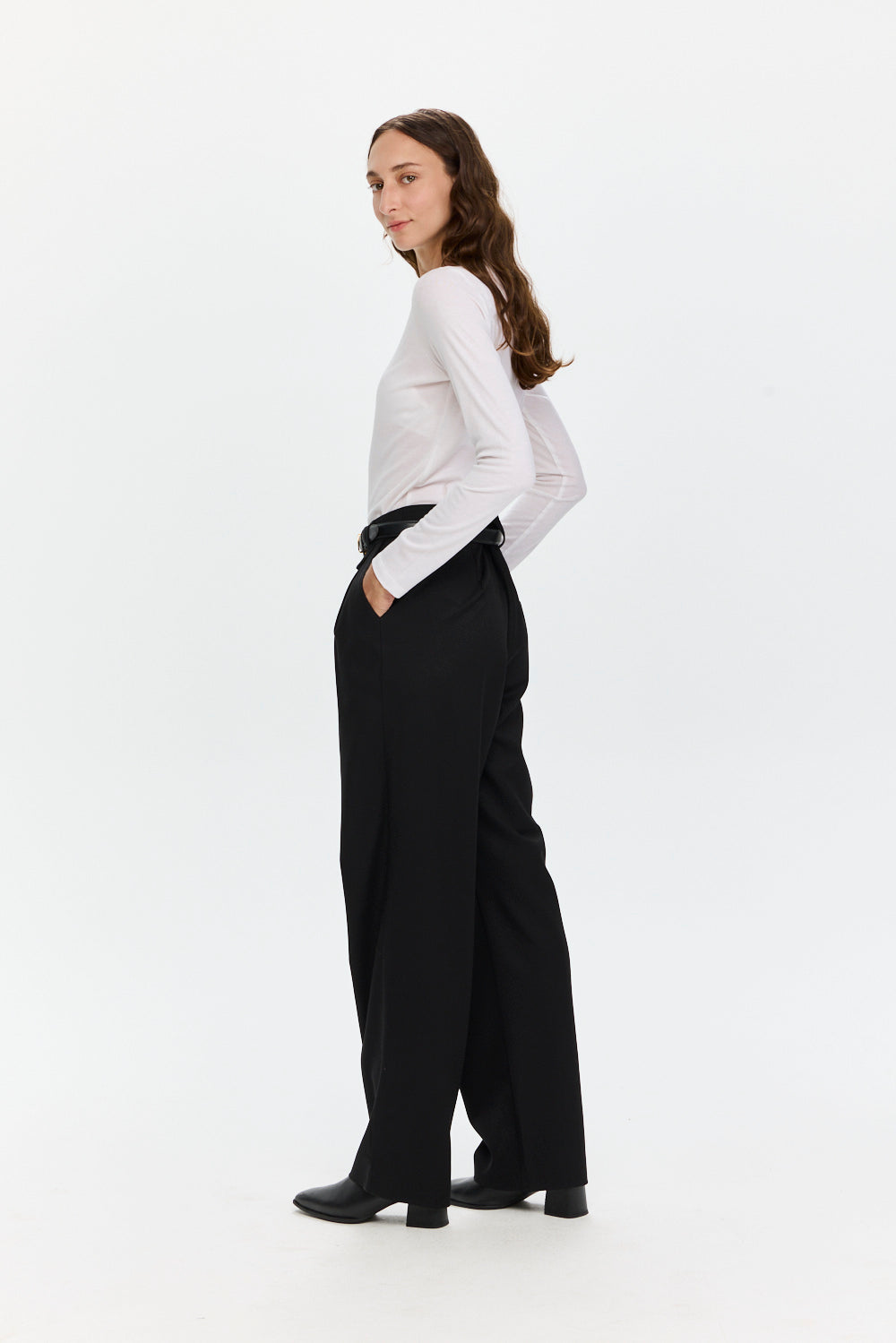 Noah Tailored Pants Black