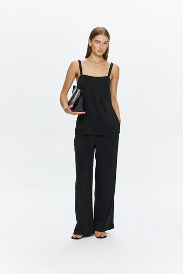 Alex Cupro Pants Black