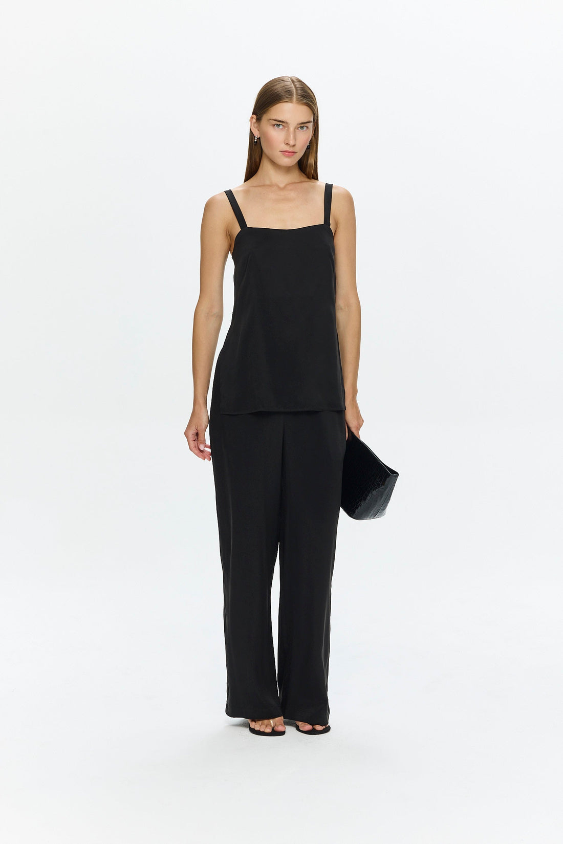 Alex Cupro Pants Black