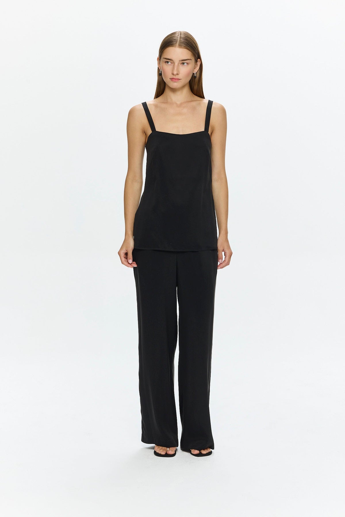 Margot Cupro Top Black