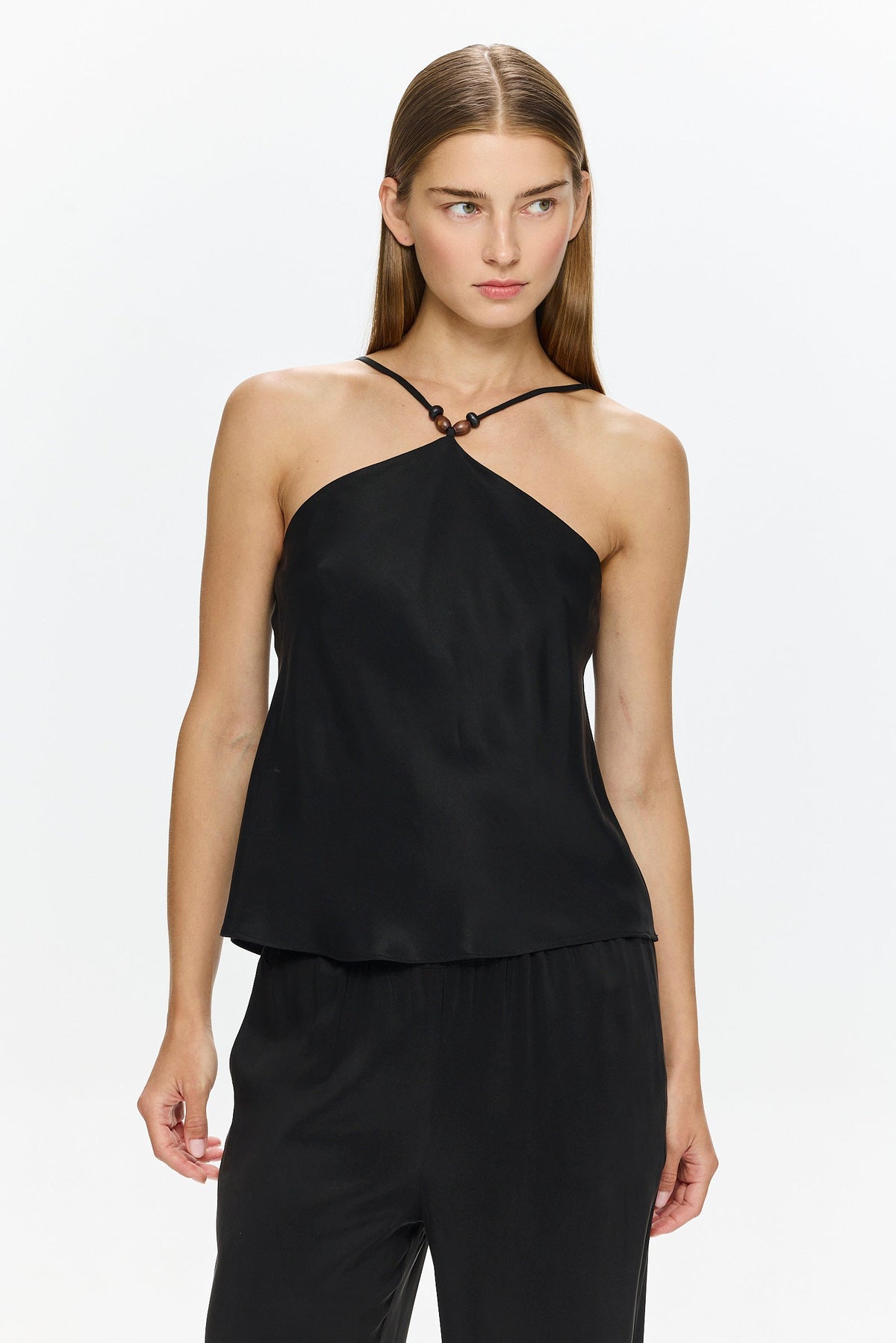 Abby Cupro Top Black