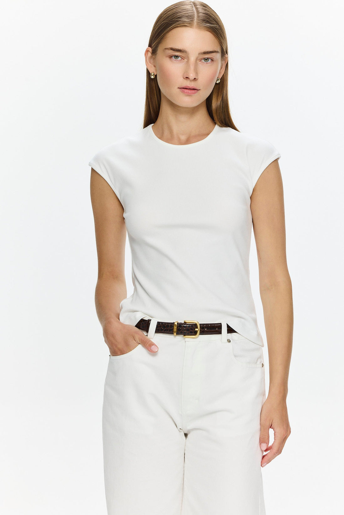 Ruby Slim T White